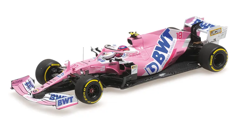 BWT RACING POINT F1 TEAM MERCEDES RP20 LANCE STROLL 3RD PLACE ITALIAN GP 2020 - 1/43 - Minichamps
