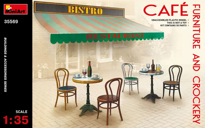 CAFE' FURNITURE & CROCKERY KIT 1
