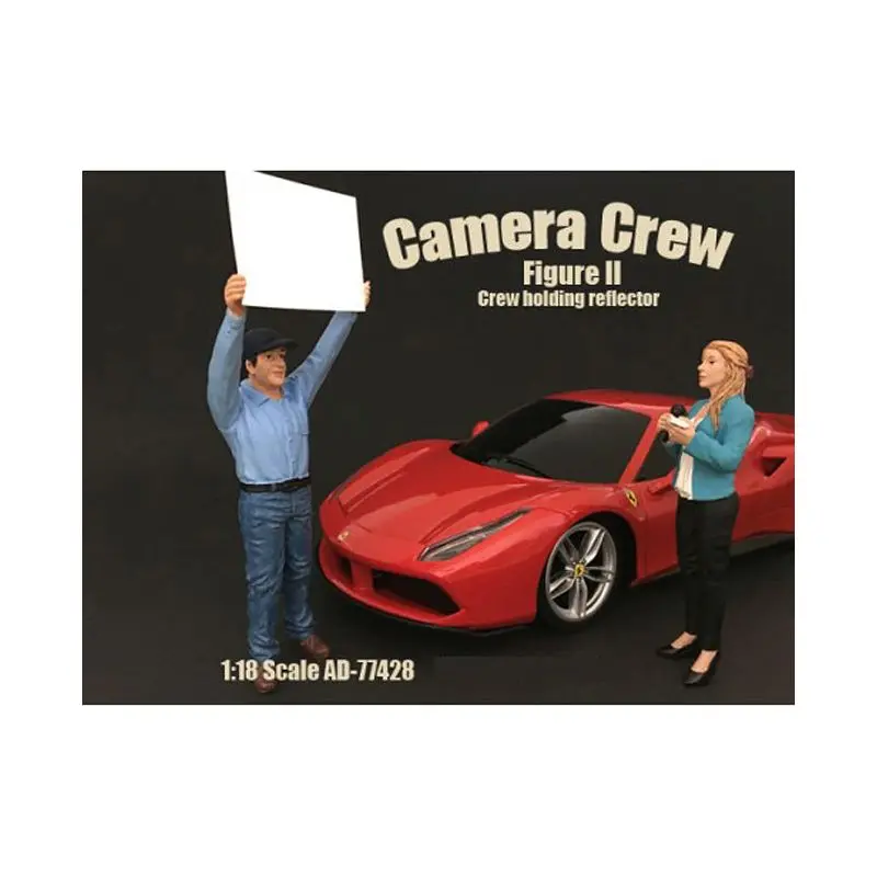 Camera Crew Figure II "Crew Holding Reflector" For 1
