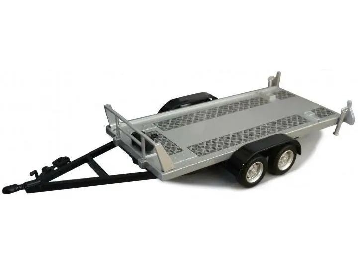 Car trailer Two Axle Silver 1