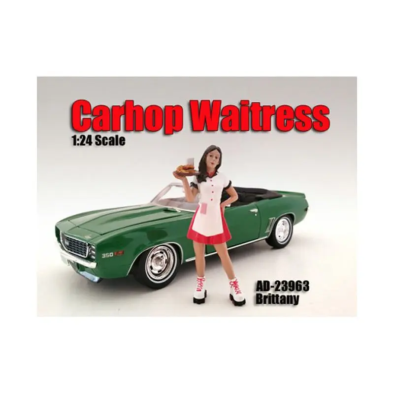 Carhop Waitress Brittany Figurine for 1/24 Scale Models by American Diorama
