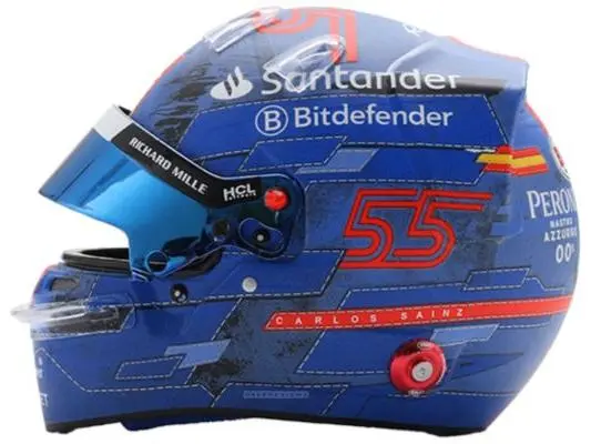 Carlos Sainz F1 Miami GP 2024 Helmet 1