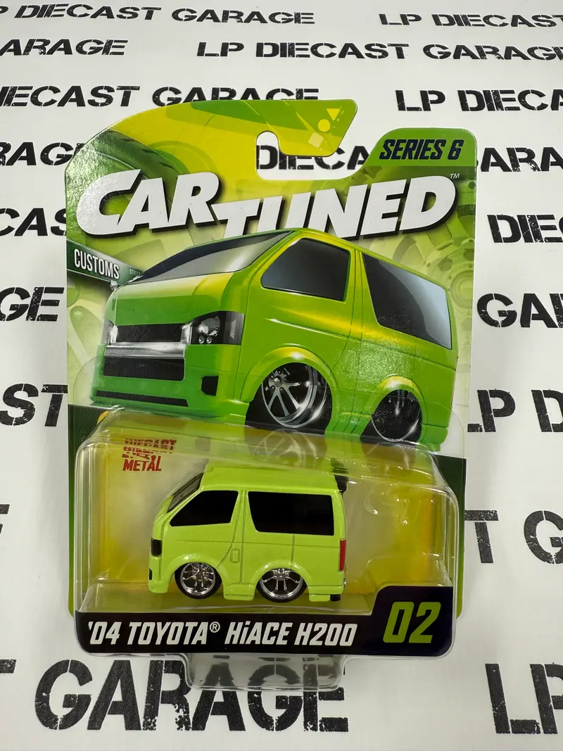 CARTUNED '04 Toyota HiACE H200 Green Van 1