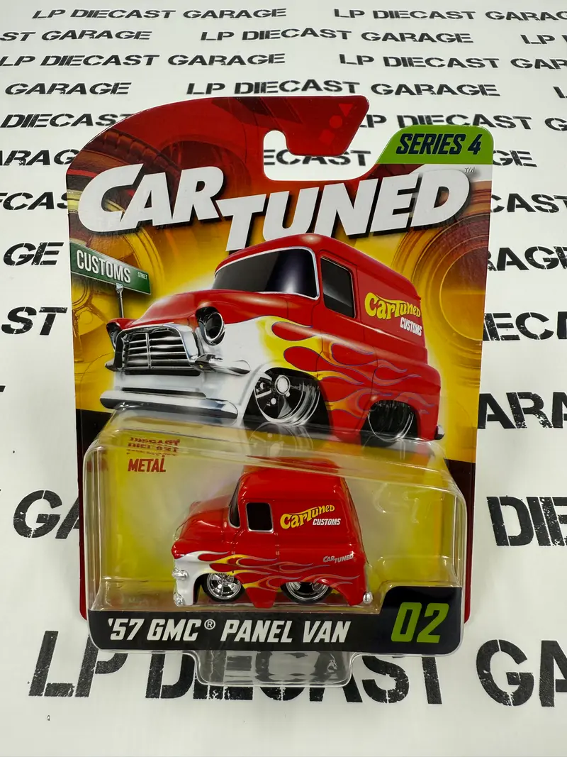 CARTUNED '57 GMC Panel Van Red 1