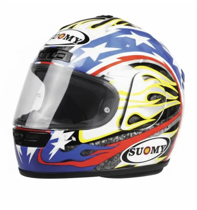 CASCO HELMET SUOMY BEN BOSTROM 2001 - 1/2 - Minichamps