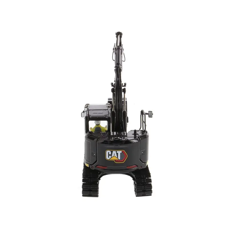 CAT Caterpillar 315 Track Type Hydraulic Excavator Special Black Finish with Operator "High Line" Series 1/50 Diecast Model by Diecast Masters