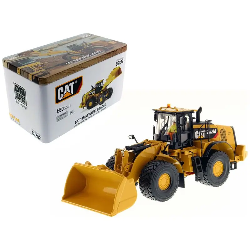 CAT Caterpillar 982M Wheel Loader with Operator "High Line Series" 1/50 Diecast Model by Diecast Masters