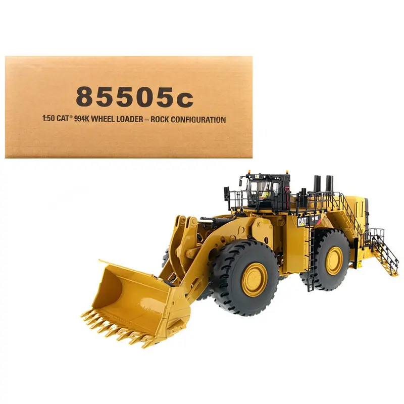 CAT Caterpillar 994K Wheel Loader with Rock Bucket and Operator "Core Classics" Series 1/50 Diecast Model  by Diecast Masters