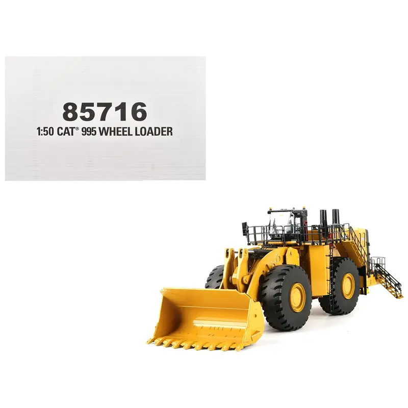 CAT Caterpillar 995 Wheel Loader Yellow "High Line Series" 1/50 Diecast Model by Diecast Masters