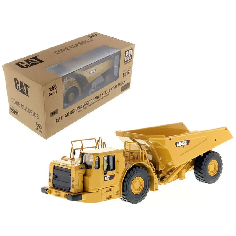 CAT Caterpillar AD45B Underground Articulated Truck with Operator "Core Classics Series" 1/50 Diecast Model by Diecast Masters