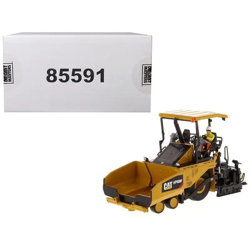 CAT Caterpillar AP600F Wheeled Asphalt Paver with Operator "High Line Series" 1/50 Diecast Model by Diecast Masters
