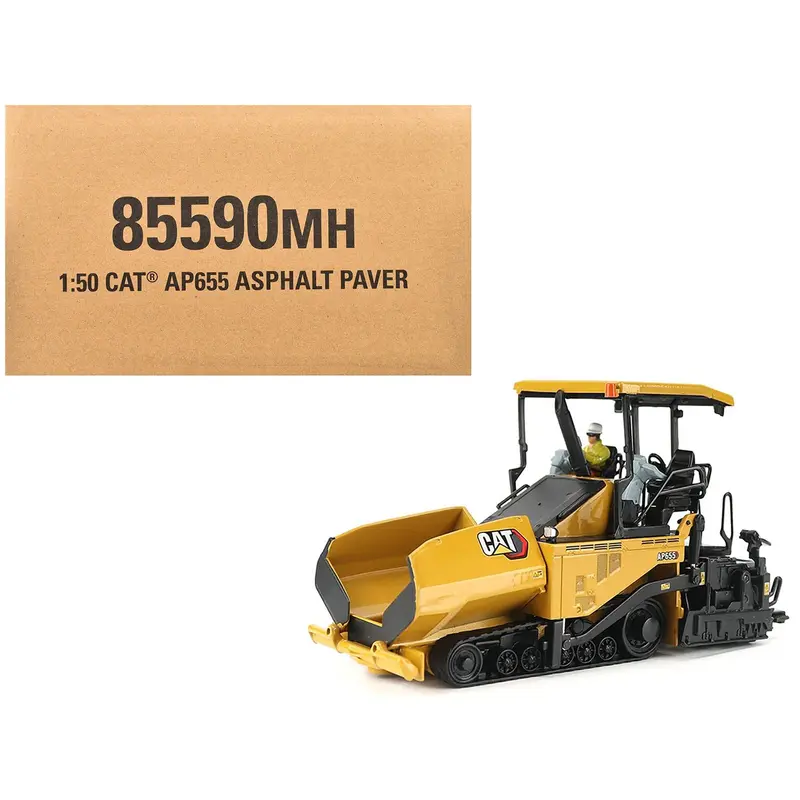 CAT Caterpillar AP655F Asphalt Paver Yellow "Core Classics" Series 1/50 Diecast Model by Diecast Masters