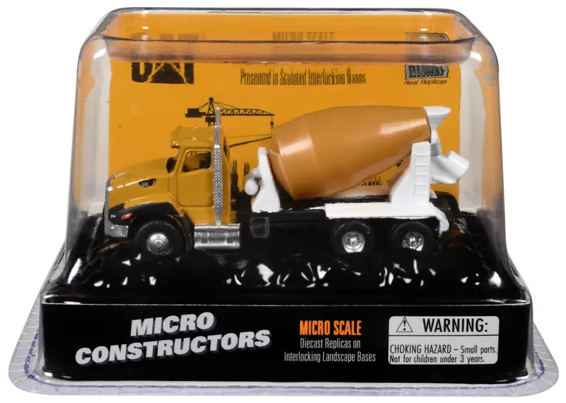 CAT Caterpillar CT660 Concrete Mixer Yellow "Micro-Constructor" Series Diecast Model by Diecast Masters