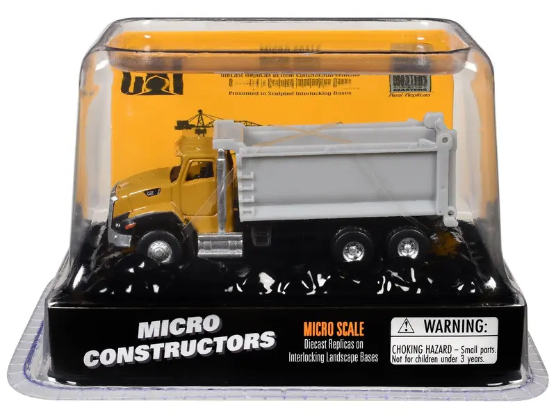 CAT Caterpillar CT660 Dump Truck Yellow "Micro-Constructor" Series Diecast Model by Diecast Masters