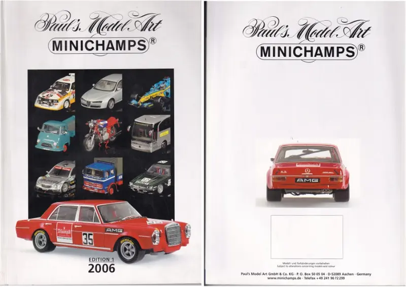 CATALOGO MINICHAMPS 2006 EDITION 1 PAG.250 - Minichamps - PMCAT2006-1