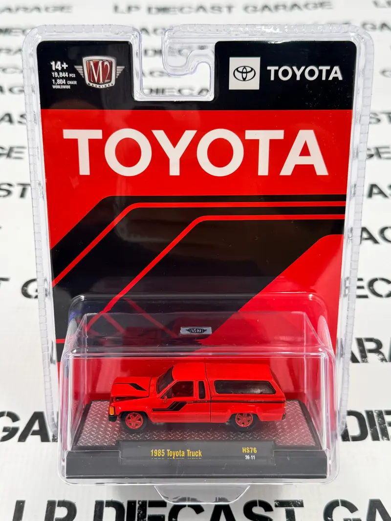 CHASE M2 1985 Toyota Truck Lowered Red w/Bed Cap 1
