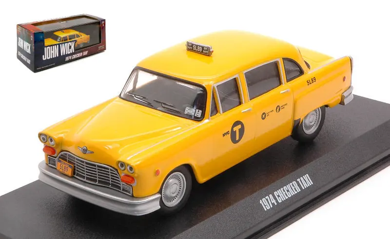 CHECKER 1974 N.Y.C.TAXI "JOHN WICK CHAPTER 3 PARABELLUM 2019" 1