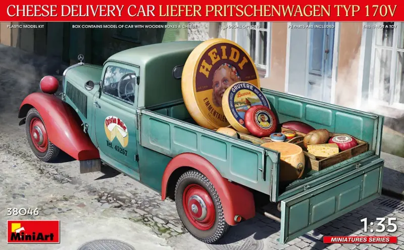 CHEESE DELIVERY CAR LIEFER PRITSCHENWAGEN TYP 170V KIT 1