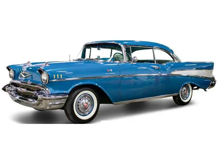 Chevrolet Bel Air Convertible Light Blue 1
