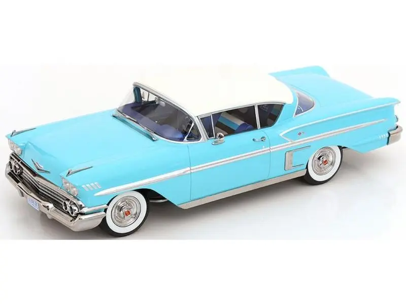 Chevrolet Bel Air Impala Coupe 1958 Turquoise/Cream 1