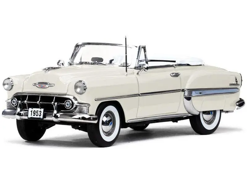 Chevrolet Bel Air Open Convertible White 1953 1