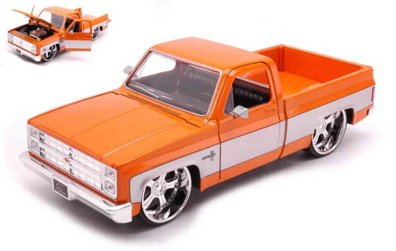 CHEVROLET C-10 PICK UP 1985 ORANGE/GREY 1