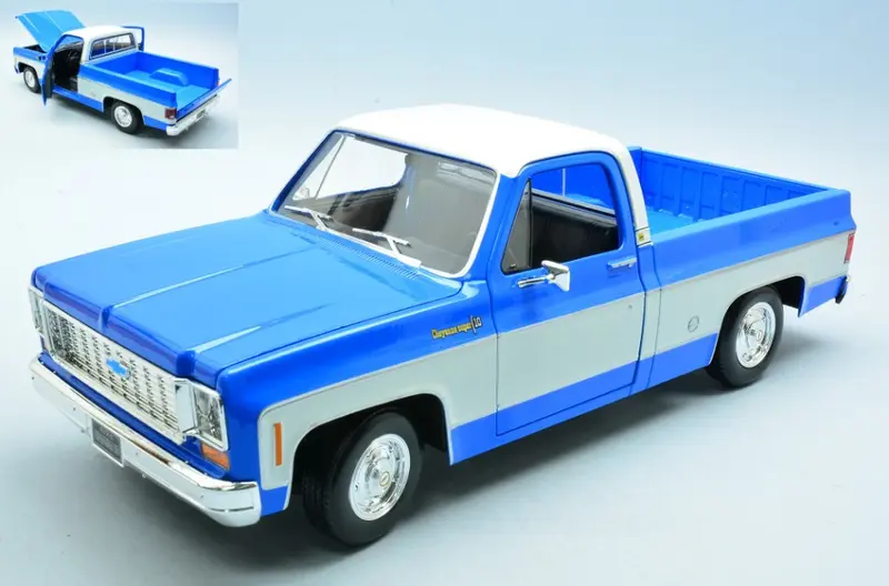 CHEVROLET C10 CHEYENNE SUPER 1974 BLUE 1