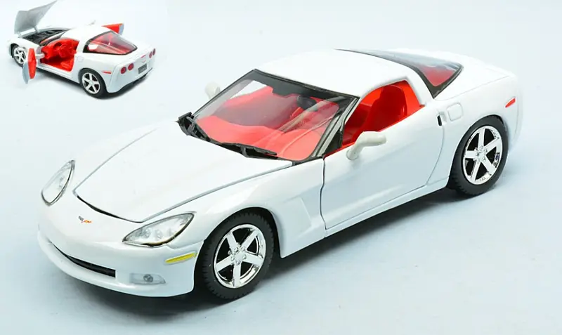 CHEVROLET CORVETTE C6 COUPE' 2005 WHITE 1