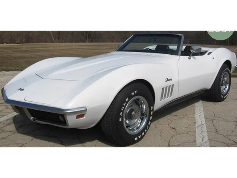 Chevrolet Corvette Convertible 1969 Can-Am White 1