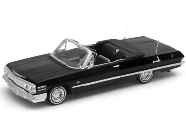 Chevrolet Impala 1963 Low Rider Black (Open) 1