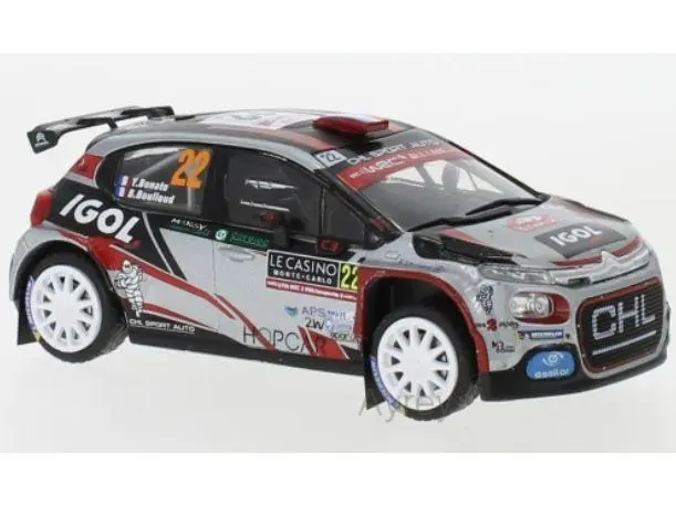Citroen C3 R5 No.22 Rallye Monte Carlo 2019 J.Boanto/B.Boulloud 1
