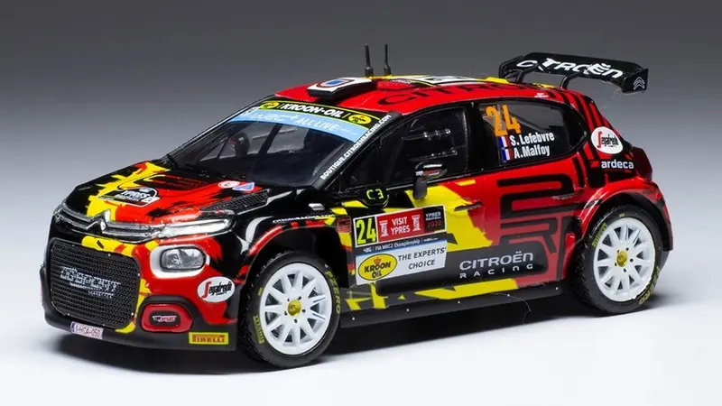 CITROEN C3 RALLY 2 N.24 WRC2 RALLY YPERN 2022LEFEBVRE/MALFOY 1