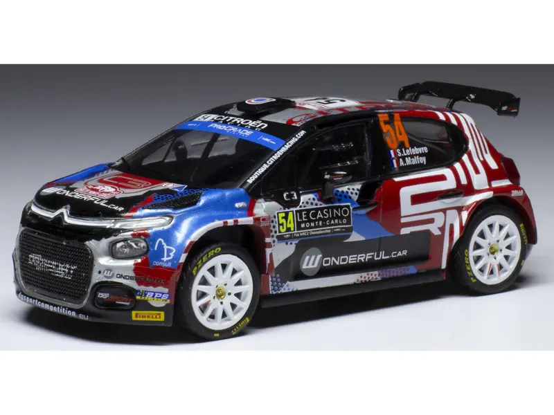 Citroen C3 Rally2 #54 WRC Monte Carlo 2022 S.Lefebvre/A.Malfoy 1