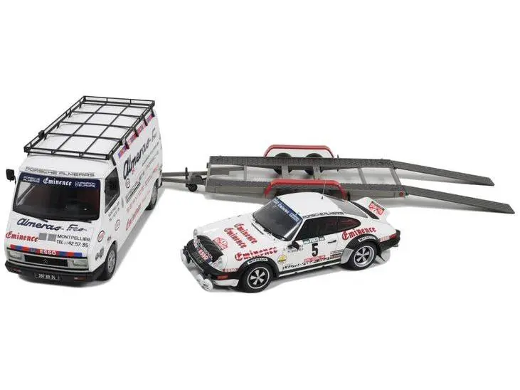 Citroen C35 Almeras + Trailer w/Porsche 911 SC #5 Rallye of Portugal 1981 1