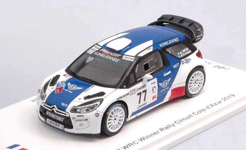 CITROEN DS3 WRC N.77 WINNER R.COTE D'AZUR 2019 V.BOTTAS-M.SALMINEM 1