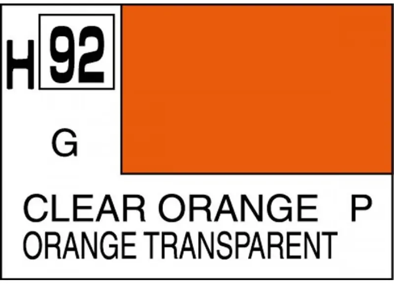 CLEAR ORANGE GLOSS ml 10 Pz.6 - Gunze - GU0092