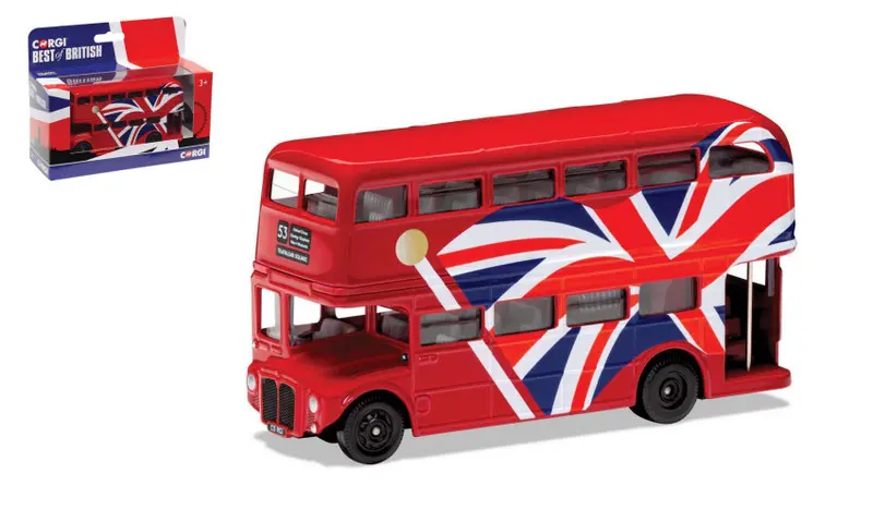 CORGI BEST OF BRITISH LONDON BUS UNION JACK mm 123 1