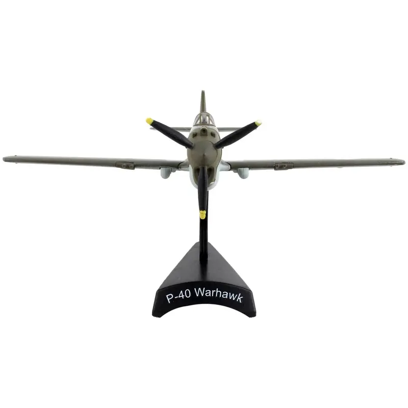 Curtiss P-40 Warhawk Fighter Aircraft #160 "Pilot George S. Welch" United States Army Air Force "Attack on Pearl Harbor" (1941) 1/90 Diecast Model Airplane by Postage Stamp