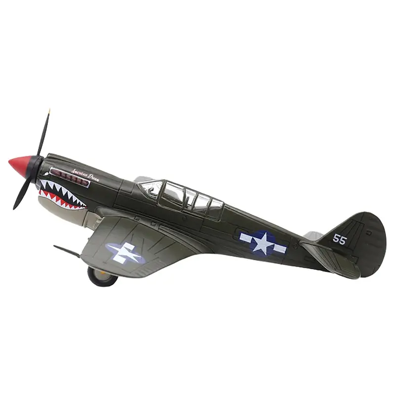 Curtiss P-40N Warhawk Fighter Aircraft "American Dream National Warplane Museum" United States Army Air Forces 1/72 Diecast Model by Militaria Die Cast