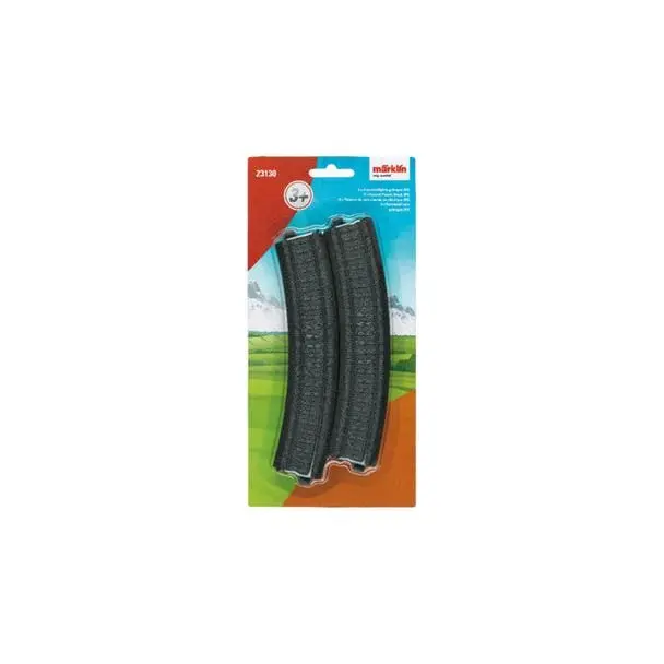 CURVED PLASTIC TRACK 6/PK