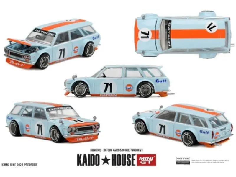 Datsun Kaido 510 Gulf Wagon V1 1