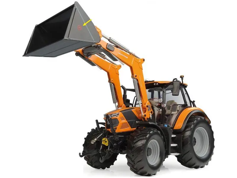 Deutz-Fahr 6150.4 Tractor w/Stoll FZ 43.27 Front Loader Municipal Version 1