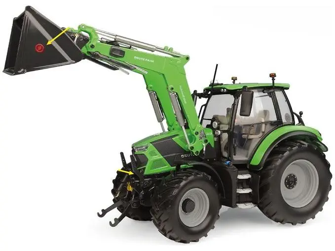 Deutz-Fahr 6150.4 TTV Standard Tractor Green w/Front Loader 1