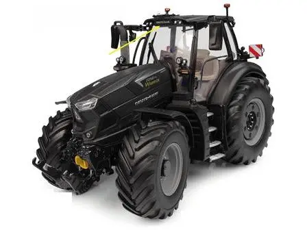 Deutz-Fahr 7250 TTV Warrior Tractor Matt Black 1