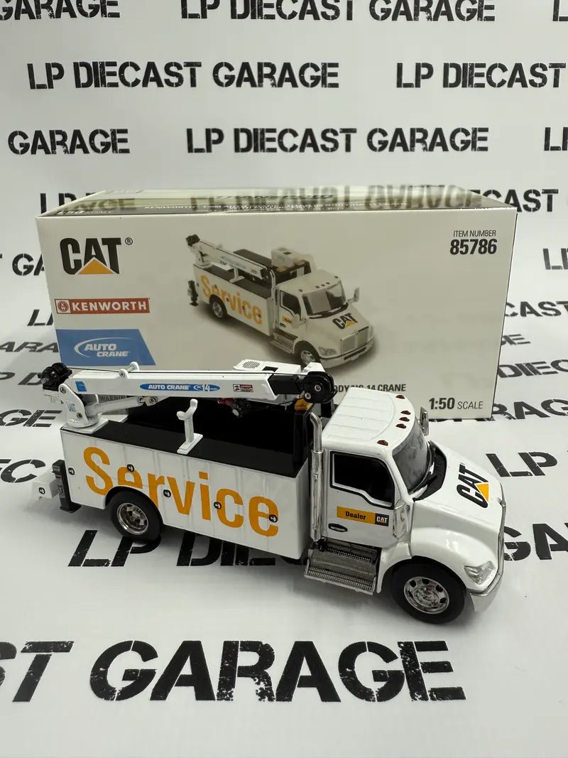 DIECAST MASTERS Kenworth CAT Service Truck T380 Crane Miller EnPak 1