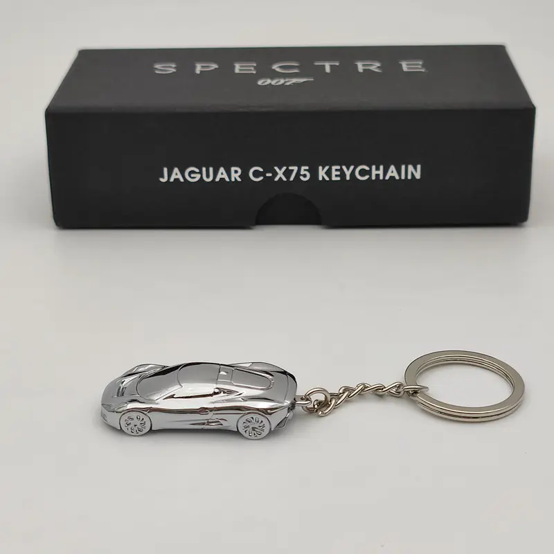 Diecast SPECTRE 007C-X75 Keychain Keyring Silver BRAND NEW Toys Gift