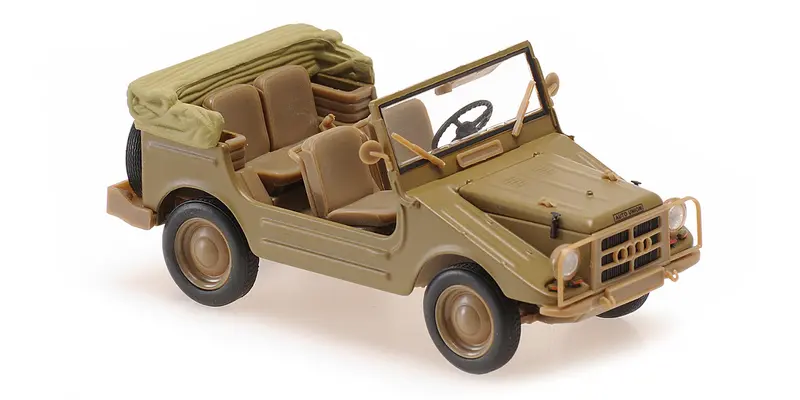DKW MUNGA KHAKIGREY SATIN 1955 - 1/43 - Minichamps