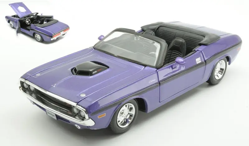DODGE CHALLENGER R/T CONVERTIBLE 1970 METALLIC PURPLE 1