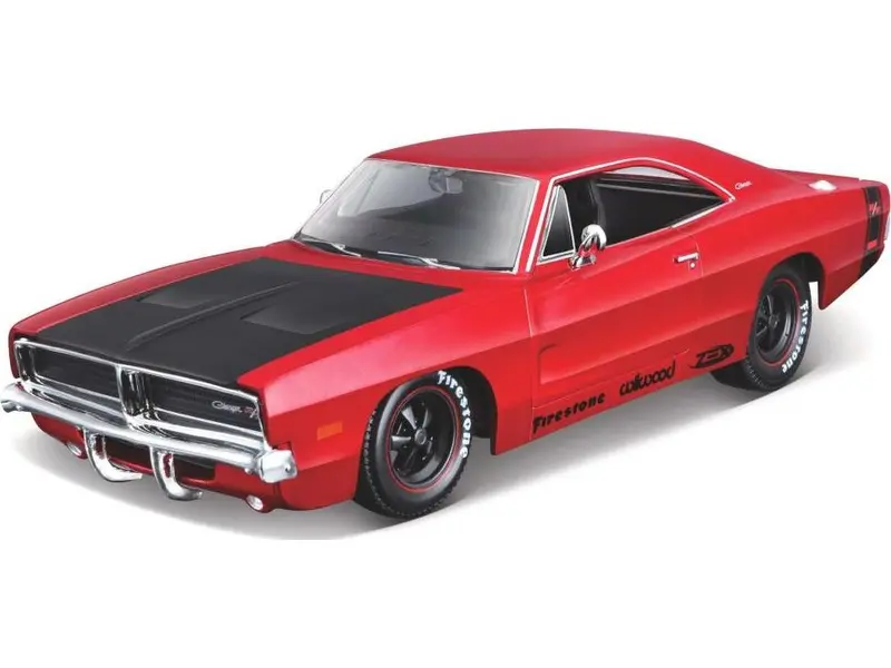 Dodge Charger R/T 1969 Red/Black 1