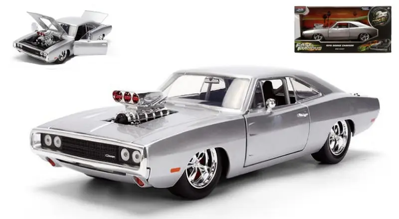 DOM'S DODGE FAST & FURIOUS SILVER 1
